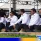 Caption: Menteri Imipas (Agus Andrianto) tengah menyampaikan motivasinya kepada warga binaan Rutan Cipinang. 