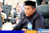 Caption: anggota DPRD Gorut dari Fraksi Golkar, Lukum Diko, (dok. regamedianews). 