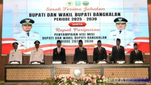 DPRD Gelar Paripurna Sertijab Bupati-Wabup Bangkalan
