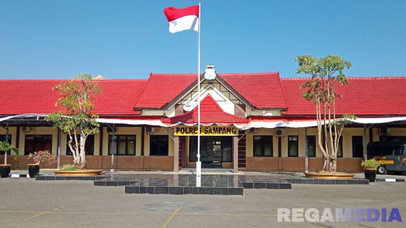 Caption: Mako Polres Sampang, (dok. regamedianews). 