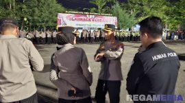 Caption: Polres Sampang persiapan apel patroli skala besar, (dok. Humas Polri). 