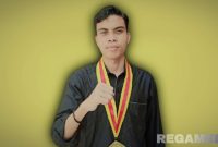 Caption: Sekertaris DPC Perhimpunan Mahasiswa Hukum Indonesia (Permahi) Gorontalo, Andrianto R Pasila, (dok. regamedianews). 