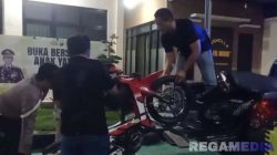 Polsek Sokobanah Kandangkan Tiga Motor Balap Liar