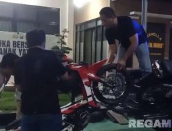 Polsek Sokobanah Kandangkan Tiga Motor Balap Liar