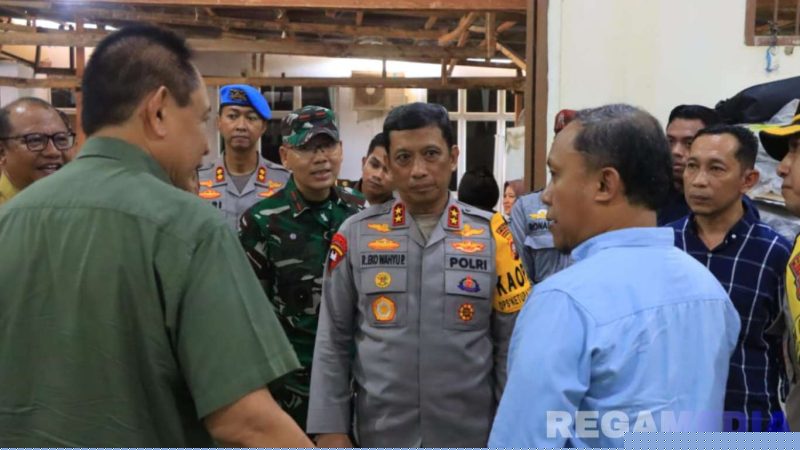 Caption: Kapolda Gorontalo saat kunjungan ke Gorontalo Utara menjelang PSU Pilkada, (dok. regamedianews). 