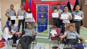 Insan Pemasyarakatan Donorkan Darah Demi Kemanusiaan