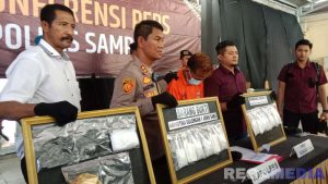 Polres Sampang Tangkap Ungkap Kurir Sabu 1 Kilogram