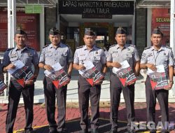 Tujuh Pegawai Lapas Narkotika Pamekasan Naik Pangkat