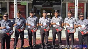 Tujuh Pegawai Lapas Narkotika Pamekasan Naik Pangkat