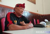 Caption: Habib Yusuf Assegaf ketua ormas GAIB saat menyikapi beredarnya berita opini atau isu hoax di Sampang, (dok. regamedianews). 