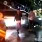 Caption: potongan video, tampak mobil Avanza yang mengalami kecelakaan menutupi akses jalan raya Diponegoro, (dok. regamedianews). 