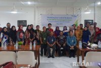 Caption: pose bersama usai monitoring dan evaluasi terhadap kerja sama Pelayanan Kecelakaan Kerja (PLKK). 