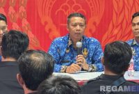 Caption: Kalapas Narkotika Kelas IIA Pamekasan (Kusnan) saat memberikan arahan kepada seluruh pegawainya. 