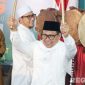 Caption: Menko PMK RI (Muhaimin Iskandar) saat meresmikan pembukaan Dapur BGN di Ponpes Syaikhona Mohammad Kholil Bangkalan. 