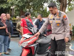 Polres Bangkalan Kembalikan Motor Warga Banyuwangi