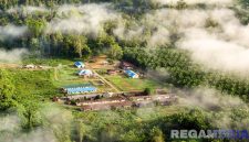 Caption: Desa Bumi Bahari Kecamatan Popayato Kabupaten Pohuwato, (dok. regamedianews). 