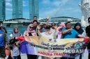 Caption: Pengusaha LPPM Uniska saat berada di Marlion Park Singapura, (dok. regamedianews). 