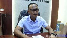 Caption: Kasat Reskrim Polres Bangkalan (AKP Hafid Dian Mashudi) saat diwawancara awak media di ruang kerjanya, (dok. regamedianews). 