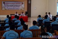 Caption: berlangsungnya sidang TPP ke-18 di aula atas Balai Latihan Kerja (BLK) Lapas Narkotika Kelas IIA Pamekasan. 