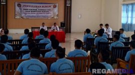 Caption: berlangsungnya sidang TPP ke-18 di aula atas Balai Latihan Kerja (BLK) Lapas Narkotika Kelas IIA Pamekasan. 