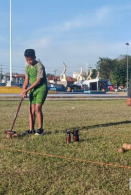 Atlet Woodball Sampang Asah Fisik Jelang Porprov 2025