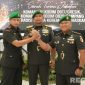 Caption: Brigjen TNI Danny Alkadrie (tengah), pose bersama dengan Letkol Czi Dika Catur Yanuar Anwar (kiri) dan Letkol Czi Suprobo Harjo Subroto (kanan). Sumber foto: Kodim 0828 Sampang. 