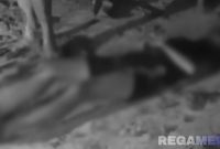 Caption: potongan video viral, korban inisial IR tergeletak di sekitar TKP dalam kondisi sudah meninggal dunia, (dok. regamedianews). 