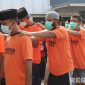 Caption: para pelaku penyalahgunaan narkoba jenis sabu yang berhasil diamankan Polres Pamekasan. 