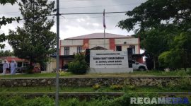 Caption: Rumah Sakit Umum Daerah (RSUD) DR Zaenal Umar Sidiki (ZUS) Gorontalo Utara. 