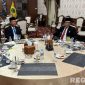 Caption: Bupati Pamekasan KH.Kholilurrahman saat menemui Kalapas Kelas IIA Pamekasan dan Kalapas Narkotika, di Pendopo Ronggosukowati. 