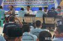 Caption: proses skrining rehabilitasi terhadap ratusan narapidana Lapas Narkotika Pamekasan. 