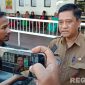 Caption: Plt Direktur RSUD dr.Mohammad Zyn Sampang, dr.Bhakti Setiyo Tunggal, saat diwawancara usai kunjungan Menkes RI, (dok. regamedianews). 