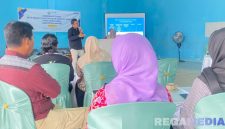 Caption: berlangsungnya bimtek dari Kemendes PDTT melalui Ditjen PDP, tentang desa peduli iklim dan desa tanggap bencana yang ramah anak. 