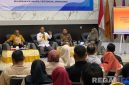 Caption: Bupati Gorontalo Utara Thariq Modanggu, tengah memaparkan Agenda 100 Hari Kerja Pemerintahan 