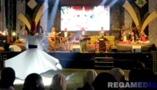 Caption: antusiasme penonton melihat penampilan event 'Ritmik Madura' di Alun-Alun Trunojoyo Sampang, (dok. regamedianews). 