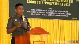 Caption: Dandim 1313 Pohuwato, Letkol Inf Madiyan Surya, (dok. regamedianews). 