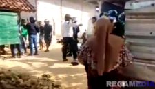 Caption: potongan video viral, saat polisi melakukan penangkapan terhadap terduga bandar narkoba, (dok. regamedianews). 