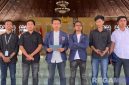 Caption: Pengurus BEM Unira saat menyatakan sikap kekecewaannya terhadap Bupati Pamekasan, (dok. regamedianews). 