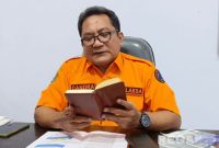 Caption: Kepala Pelaksana Badan Penanggulangan Bencana Daerah (BPBD) Kabupaten Sampang, Candra Rhomadani Amin.  
