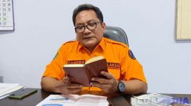 Caption: Kepala Pelaksana Badan Penanggulangan Bencana Daerah (BPBD) Kabupaten Sampang, Candra Rhomadani Amin.  
