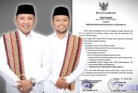 Caption: Bupati Sampang H. Slamet Junaidi - Wakil Bupati Sampang H. Ahmad Mahfud, (dok. regamedianews). 