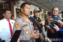 Caption: Kapolres Sampang AKBP Hartono, diwawancara awak media usai kunjungan silaturahmi Kapolda Jatim, (dok. regamedianews). 