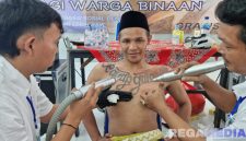 Caption: penghapusan tato warga binaan (narapidana) Rutan Sampang menggunakan metode teknik laser, (foto istimewa). 