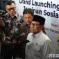 Caption: Menteri Koordinator Bidang Pemberdayaan Masyarakat, Muhaimin Iskandar, dalam konferensi persnya. (foto istimewa). 