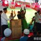 Caption: sorak gembira, ketika peserta JJS mendapatkan hadiah satu unit lemari es dari Pemdes Rabasan, (dok. regamedianews). 
