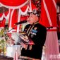 Caption: Bupati Sampang H. Slamet Junaidi, sambutan upacara HUT Kemerdekaan RI ke-80 di Pendopo Trunojoyo, (sumber foto: Diskominfo Sampang). 
