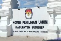 Caption: Kantor Komisi Pemilihan Umum Kabupaten Sumenep, Jl. Asta Tinggi No.99, Kebun Agung, Sumenep. 