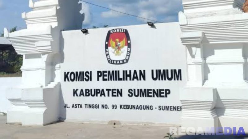 Caption: Kantor Komisi Pemilihan Umum Kabupaten Sumenep, Jl. Asta Tinggi No.99, Kebun Agung, Sumenep. 