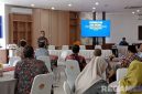 Caption: konferensi pers capaian akreditasi dan pembukaan program studi baru yang digelar di lantai 9 Gedung Rektorat UTM. 