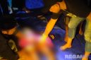 Caption: anggota Satreskrim tengah mengidentifikasi korban dugaan pembunuhan di Desa Olor Banyuates, (sumber foto: Humas Polres Sampang). 